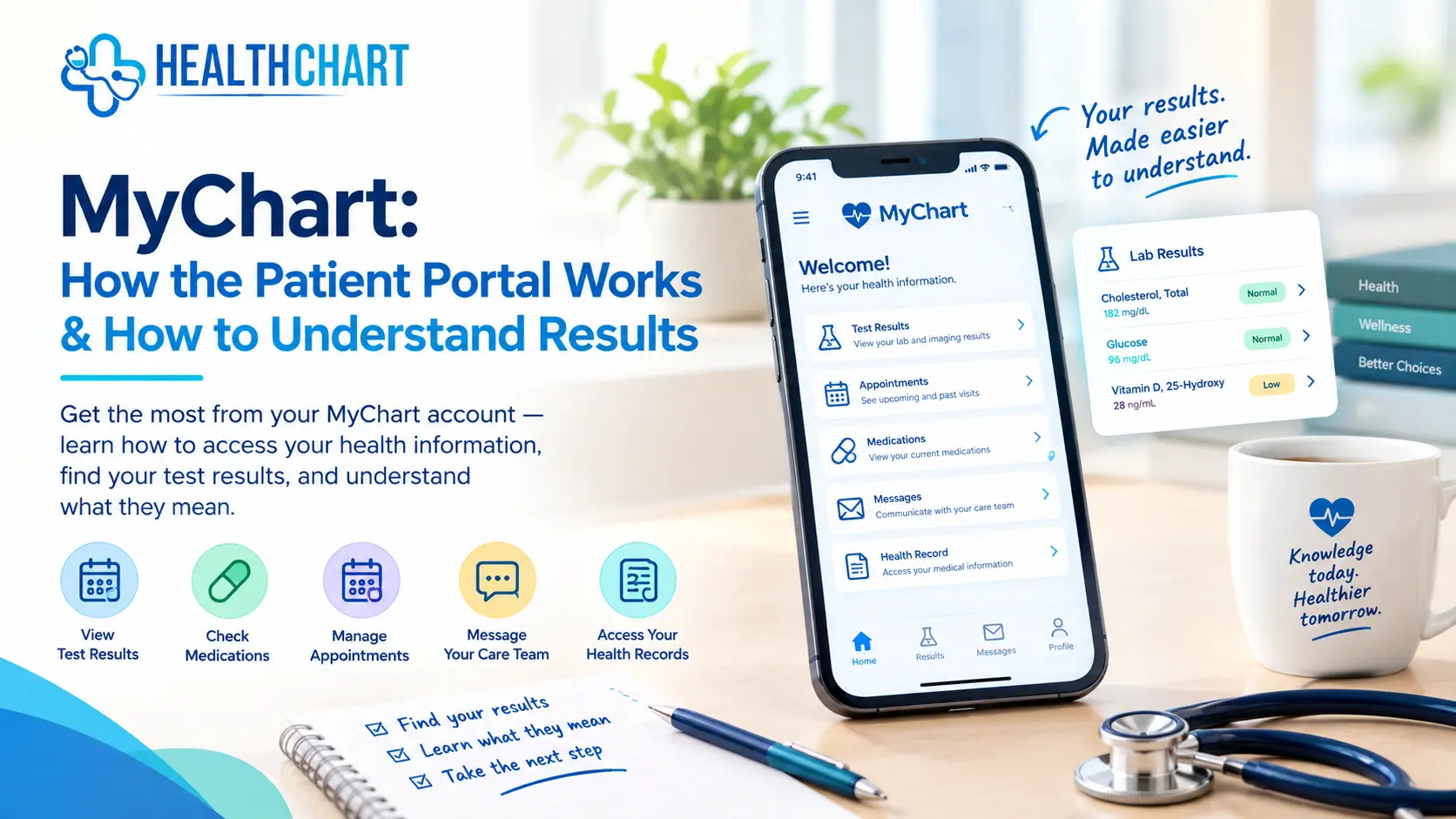 how the MyChart patient portal works